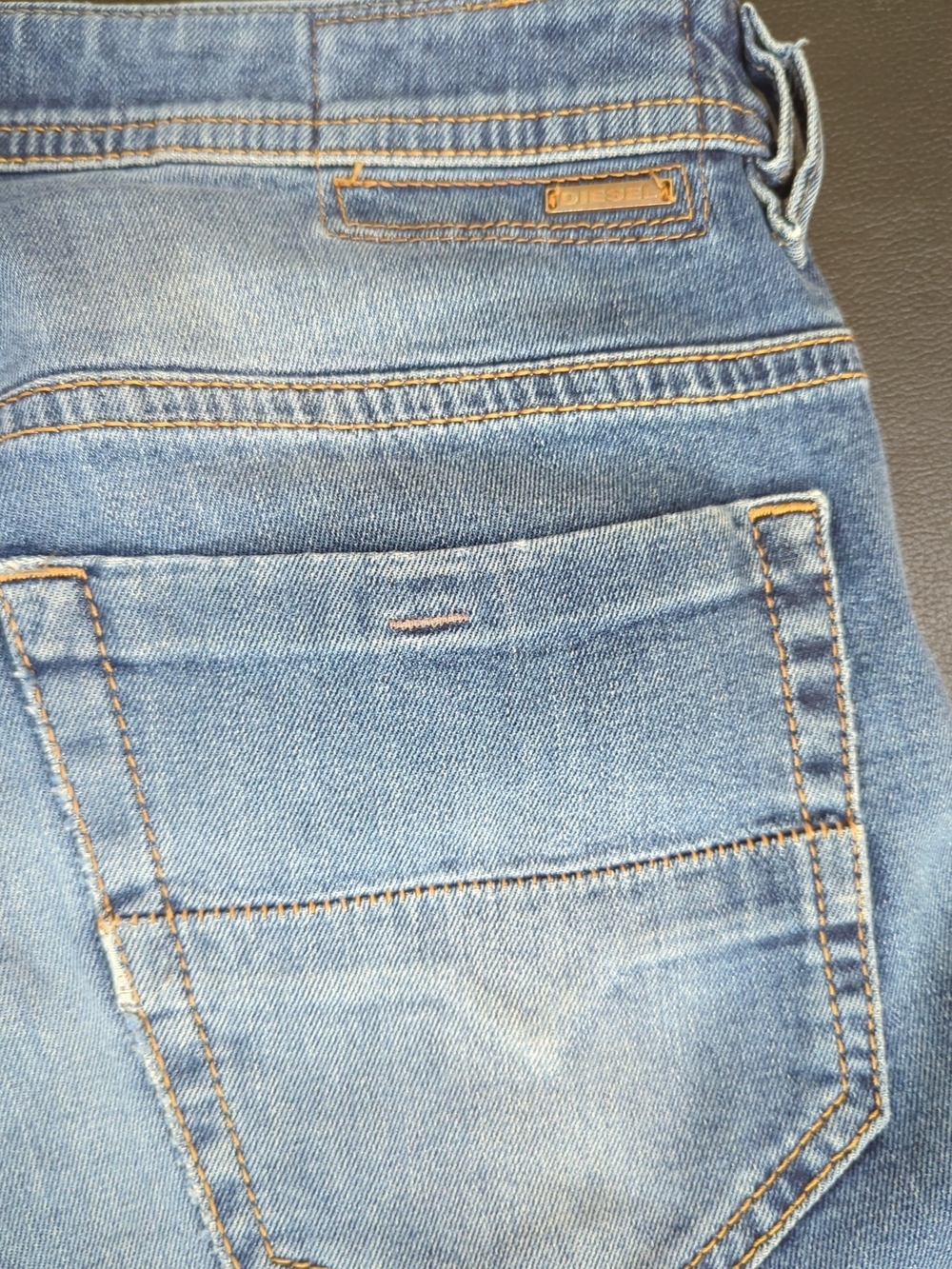 Diesel Men's Thommers Straight Tapered Fit Jeans 33x34 Vtg Y2K - Picture 10 of 10